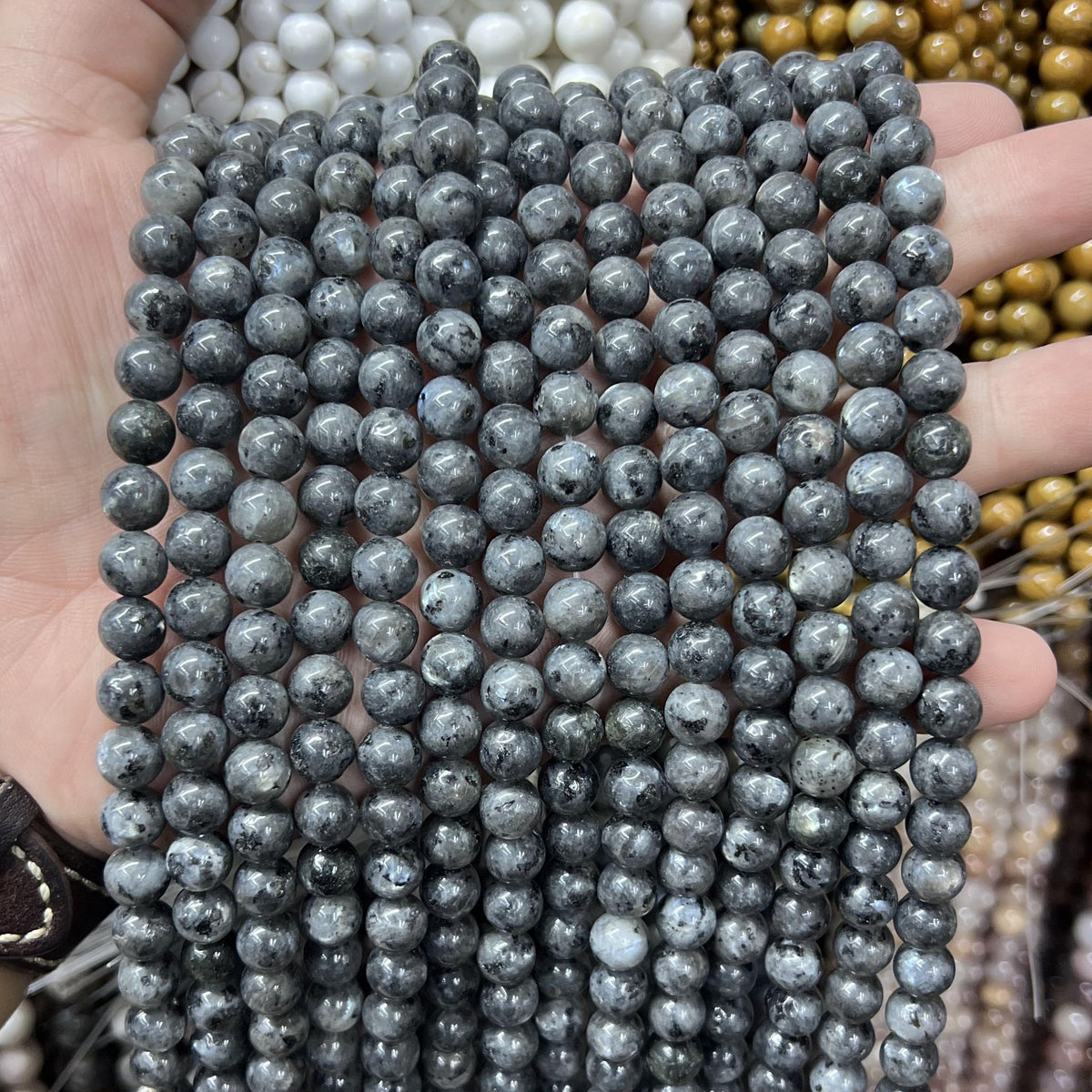 $2.5--8mm semi precious beads #1 Free Shipping