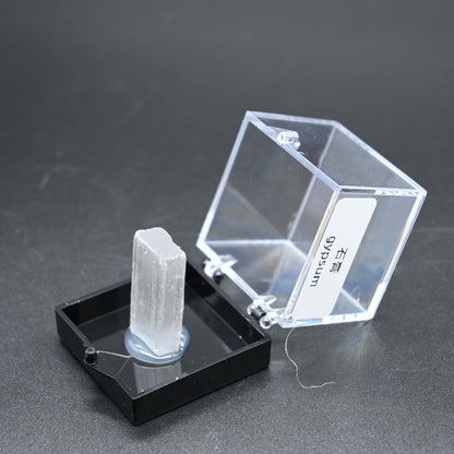 Micro Mineral Box Raw Crystal Gemstone Collection Box