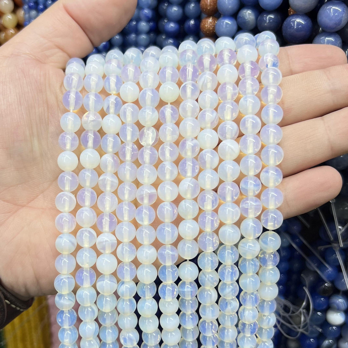 $2.5--8mm semi precious beads #1 Free Shipping