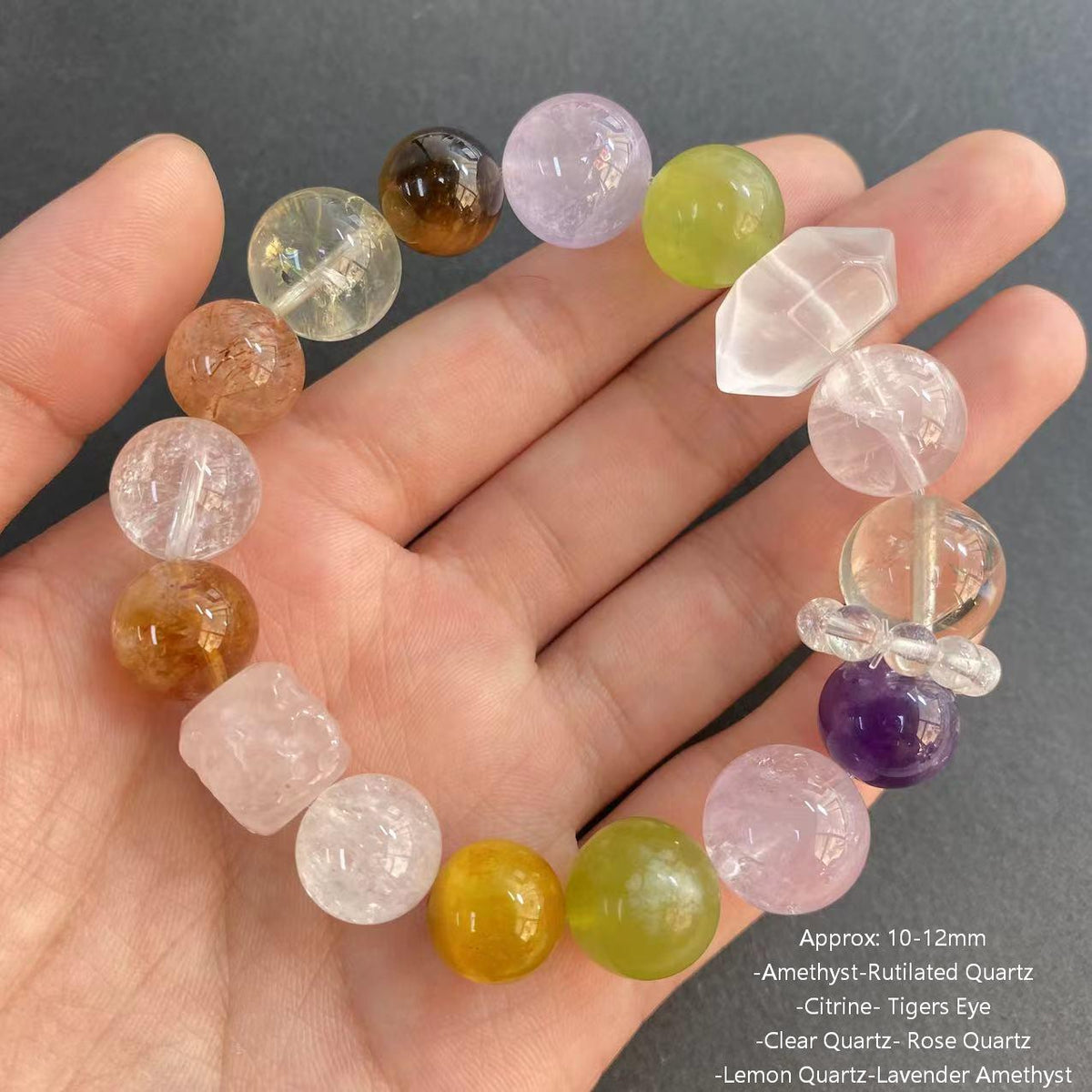 Natural Designer Healing Crystal Bracelet Mutiple Styles