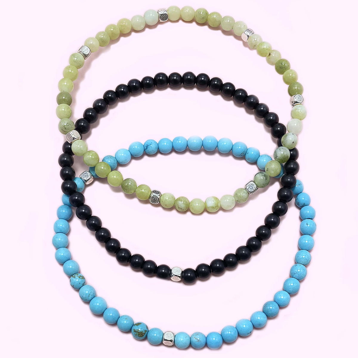 Triple Strand Jade Improve Sleep Crystal Bracelet