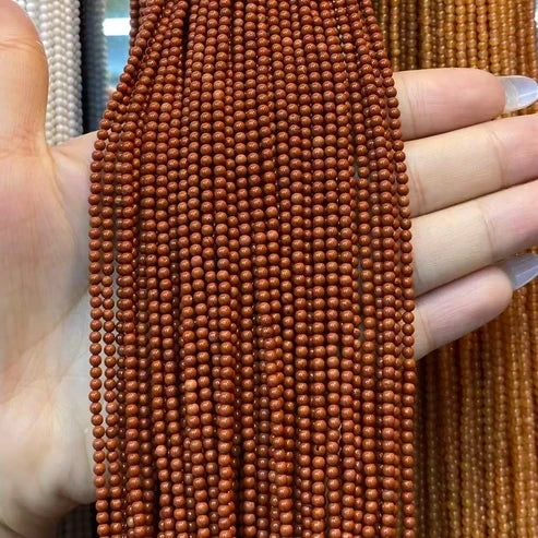 Red Jasper Tiny Smooth Round Beads 2mm 3mm 4mm