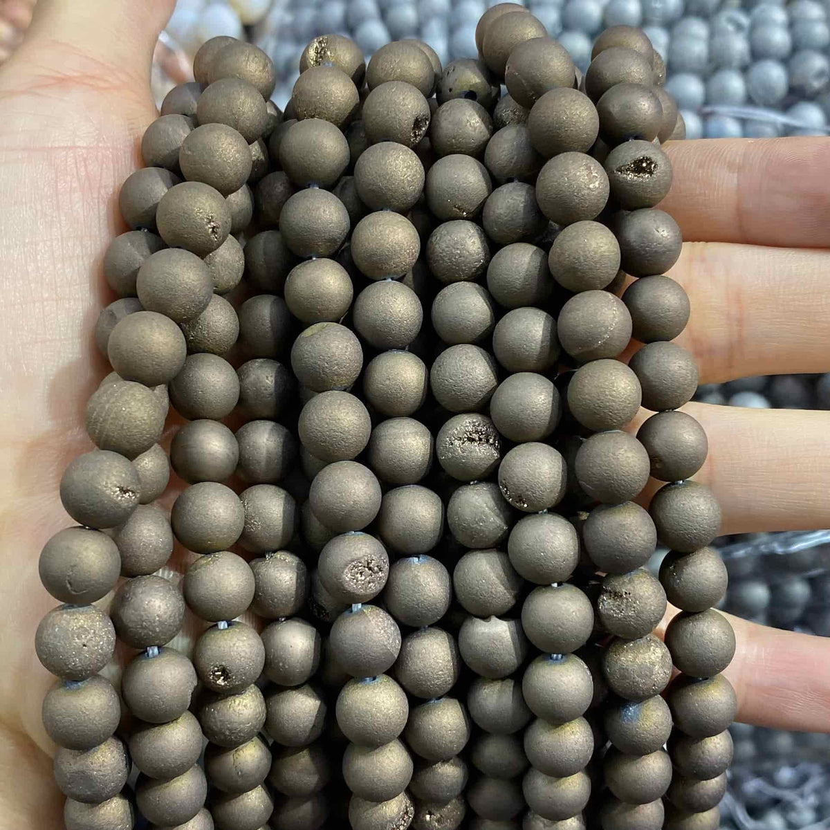 #1 Round Agate Beads 6mm/8mm/10mm/12mm