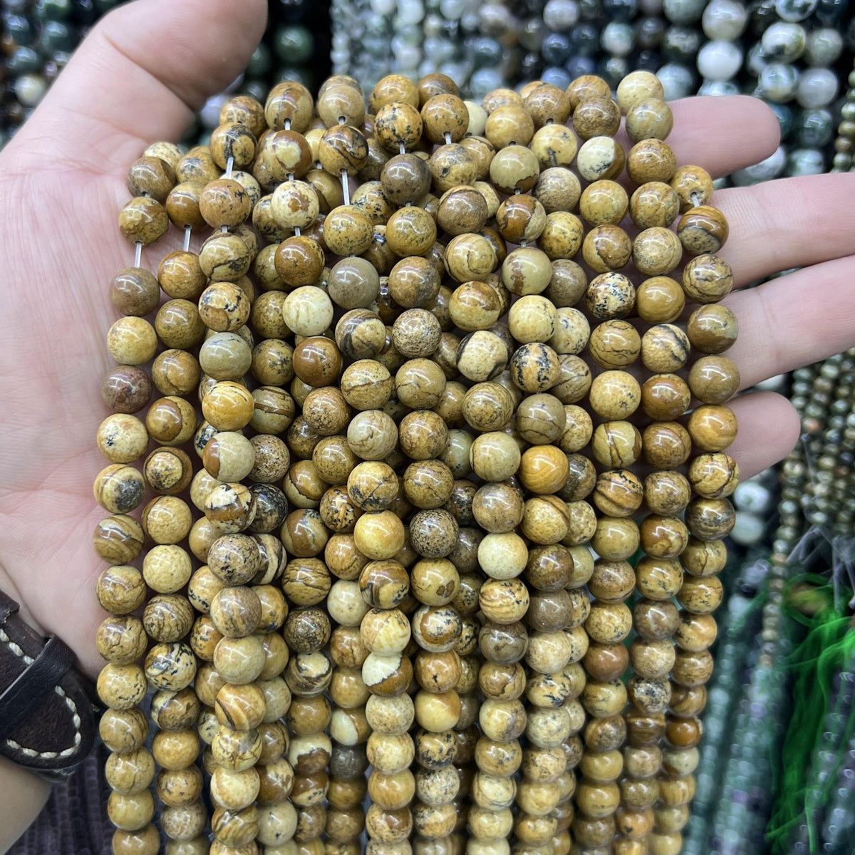$2.5--8mm #2 Semi- Precious beads Free Shipping