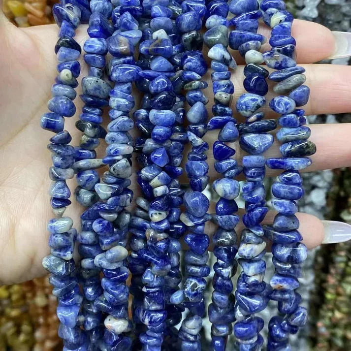 Freeform Chip Sodalite Beads
