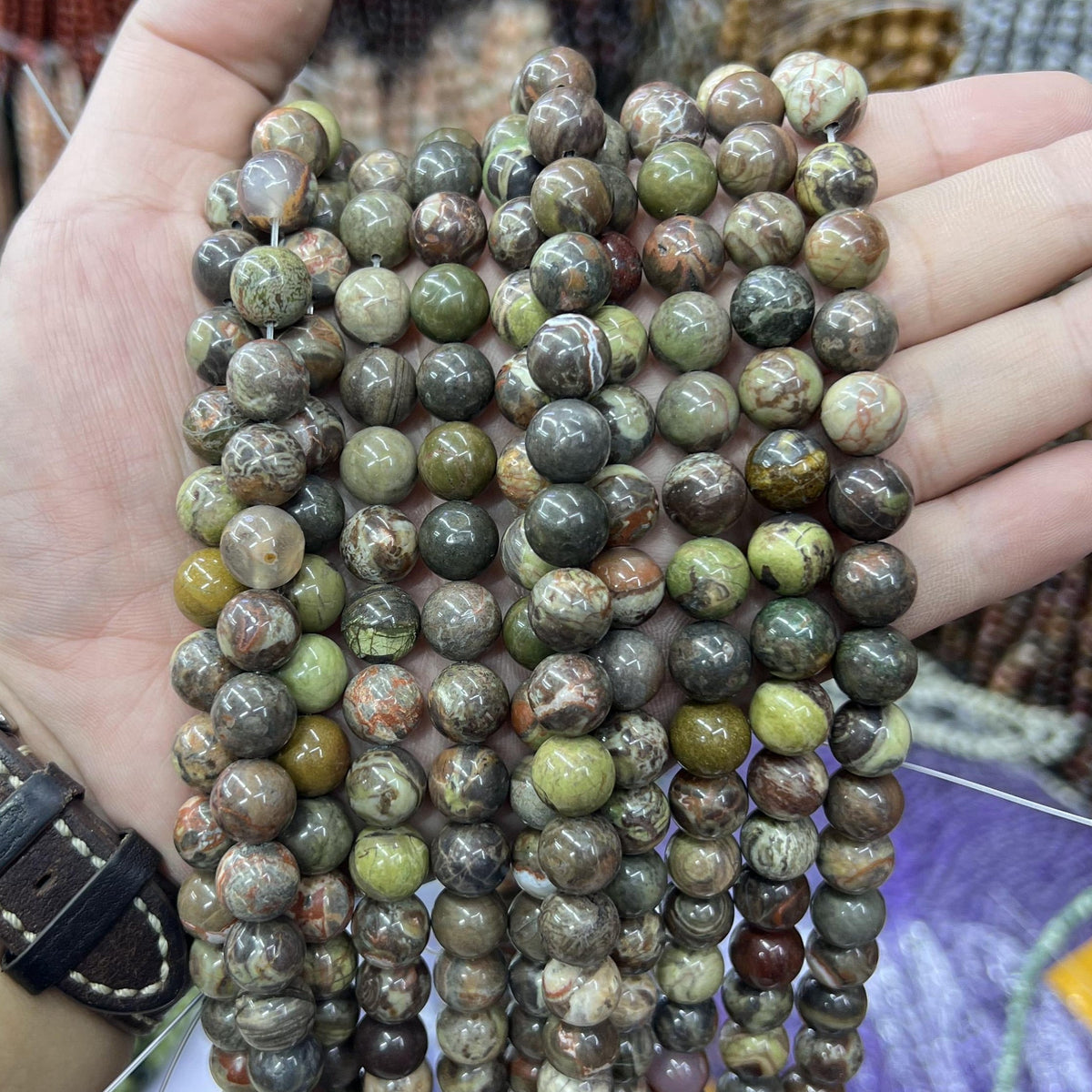 $2.5--8mm #2 Semi- Precious beads Free Shipping