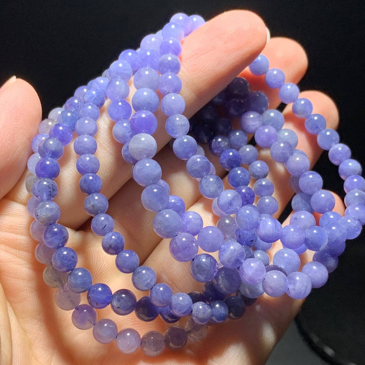 Tanzanite crystal bracelets