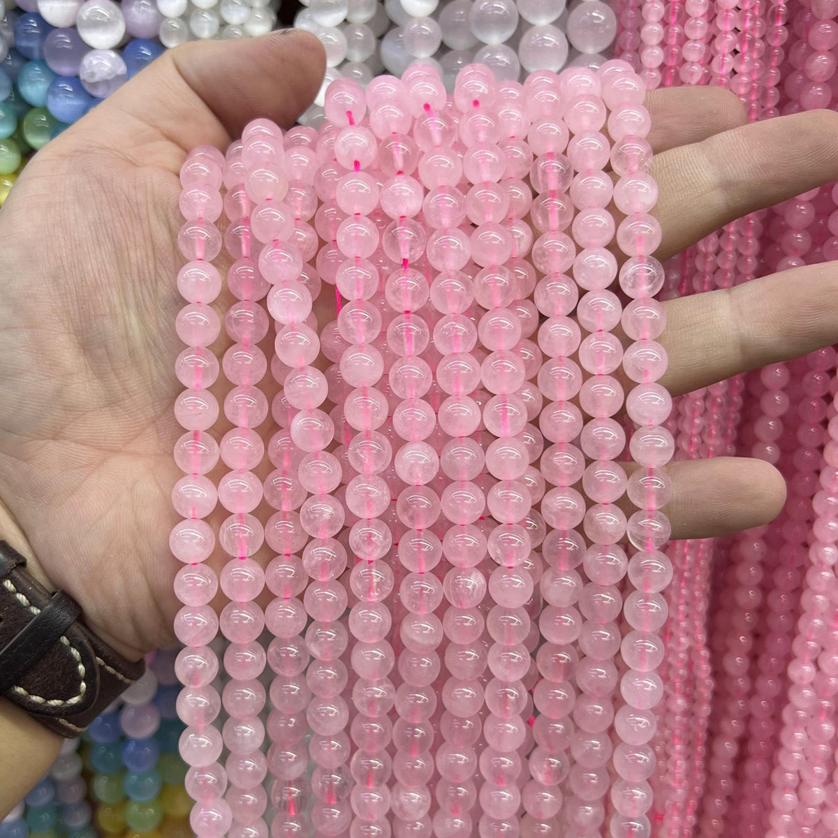 $2.5--8mm #2 Semi- Precious beads Free Shipping