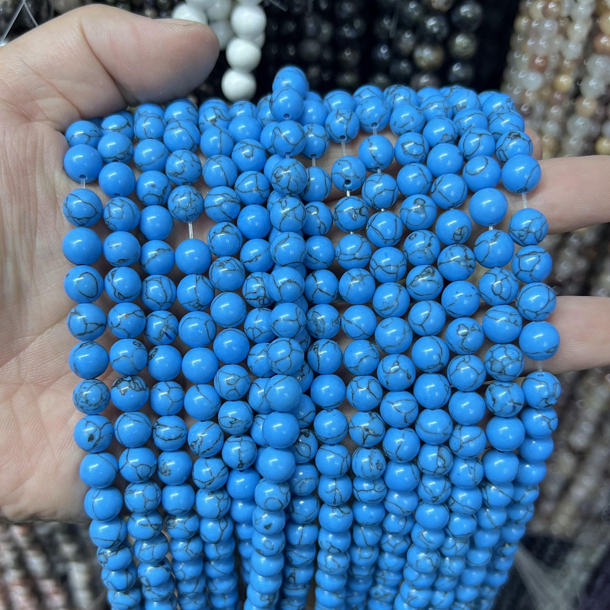 $2.5--8mm semi precious beads #1 Free Shipping