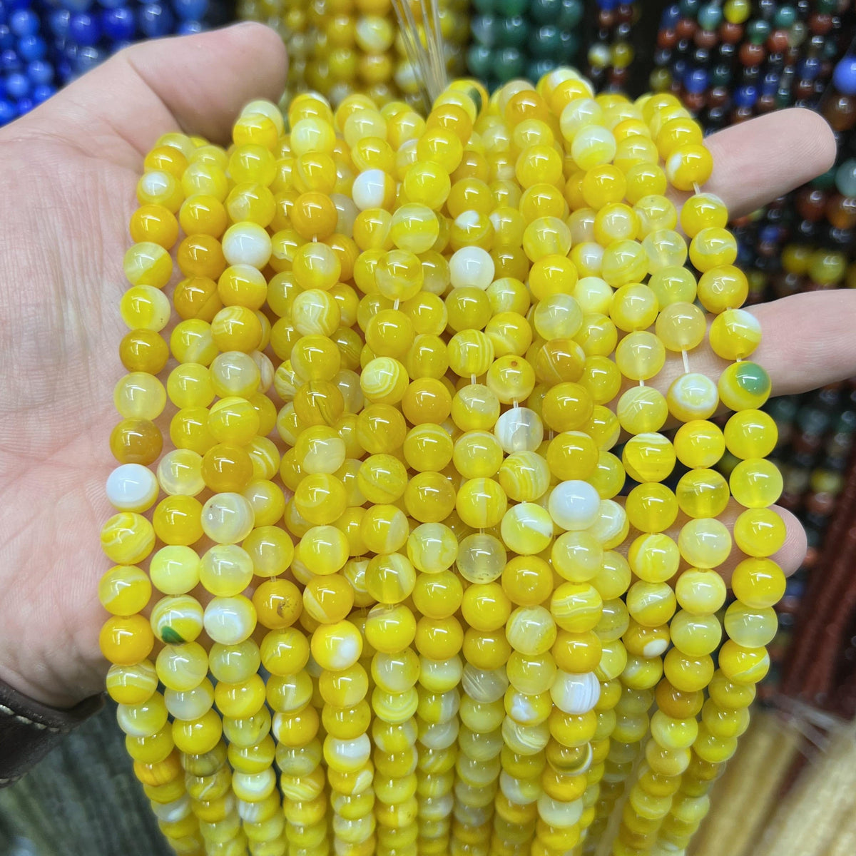 $2.5--8mm semi precious beads #1 Free Shipping