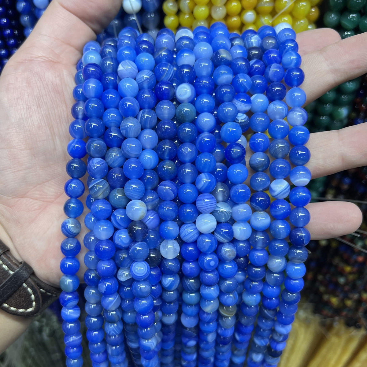 $2.5--8mm #2 Semi- Precious beads Free Shipping