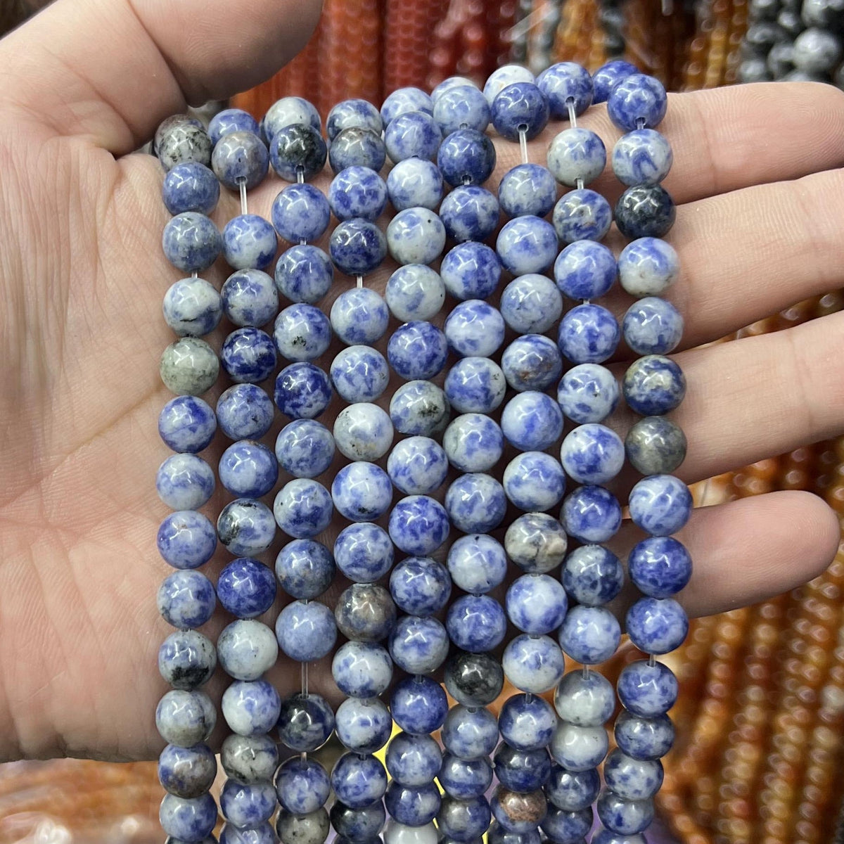 $2.5--8mm #2 Semi- Precious beads Free Shipping