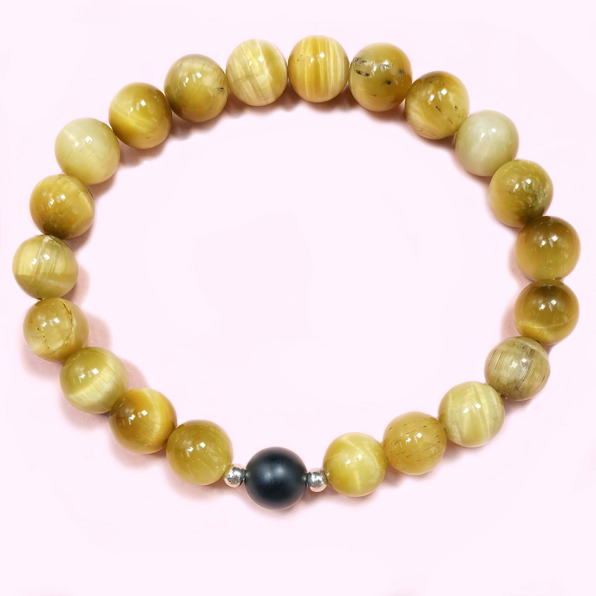 Honey Tiger's Eye for Better Wealth & Career Crystal Bracelet