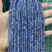 Tanzanite Tiny Faceted Round Beads 2mm 3mm 4mm
