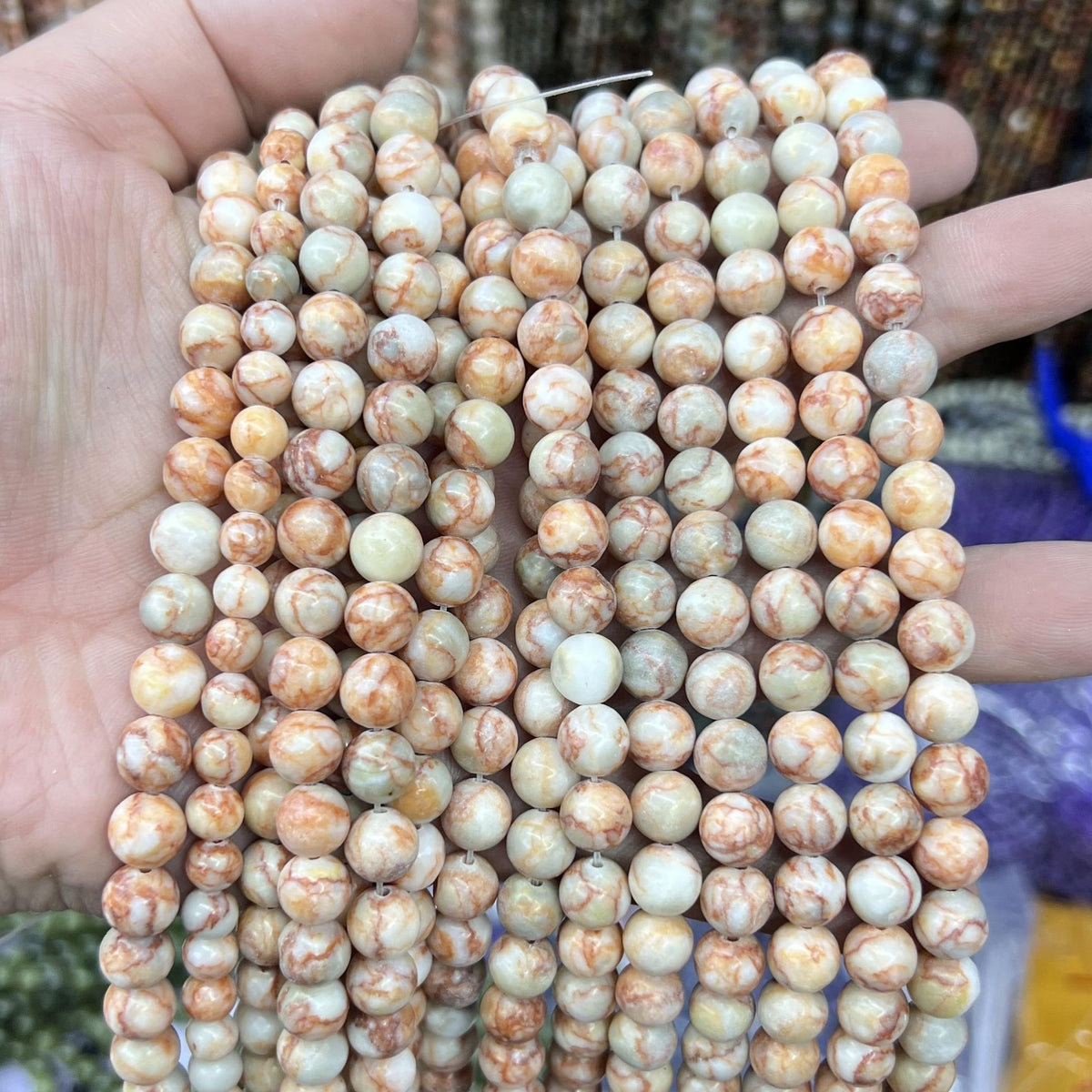 $2.5--8mm #2 Semi- Precious beads Free Shipping