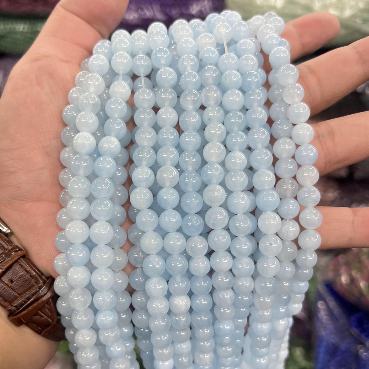 $2.5--8mm #2 Semi- Precious beads Free Shipping
