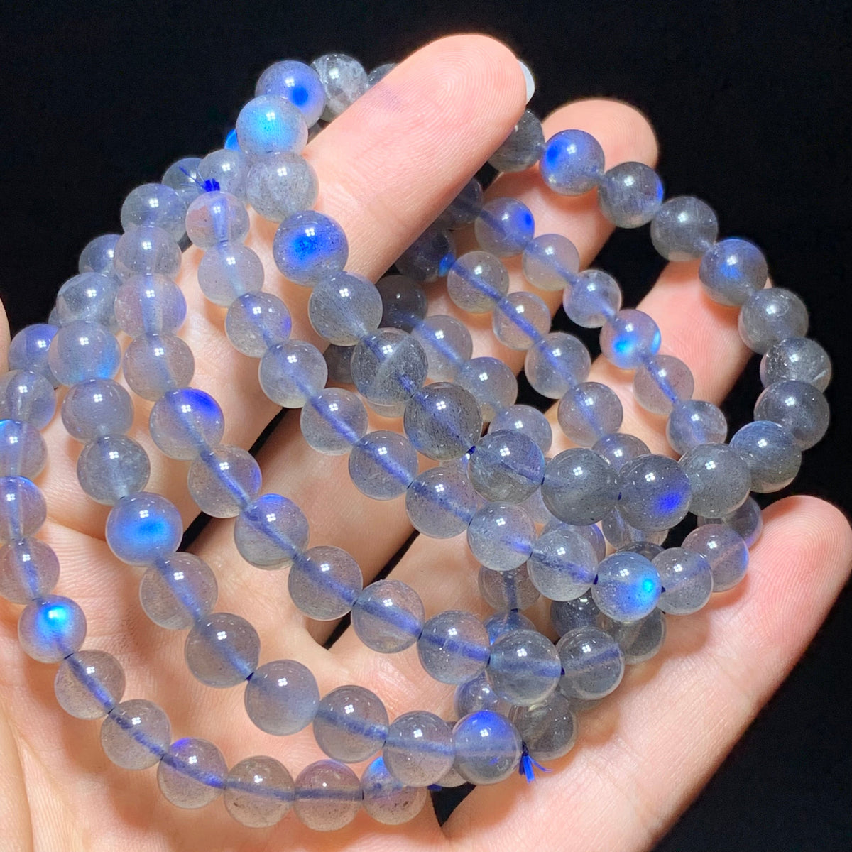 Labradorite crystal bracelets