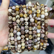 Australian Zebra Jasper Round Smooth Beads 4mm 6mm 8mm 10mm