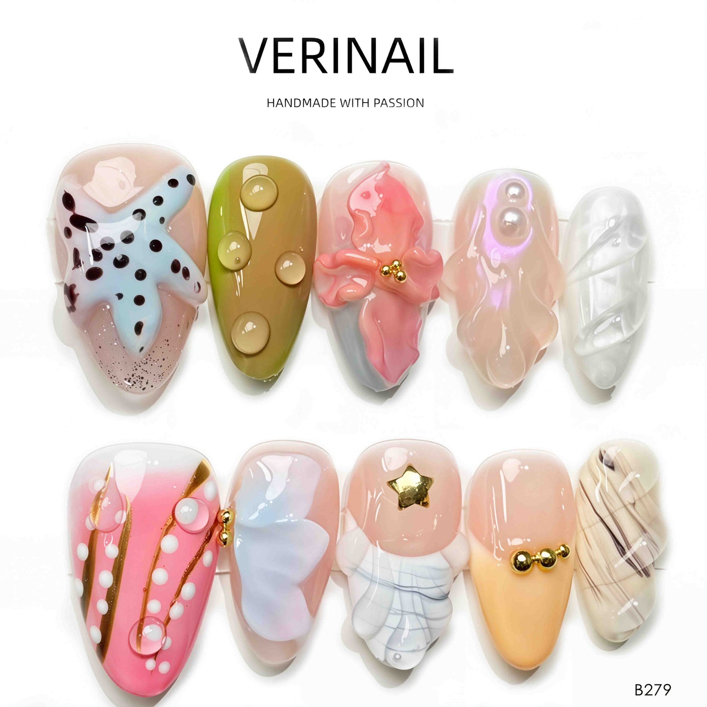 Press On Nails Style 3D TD05