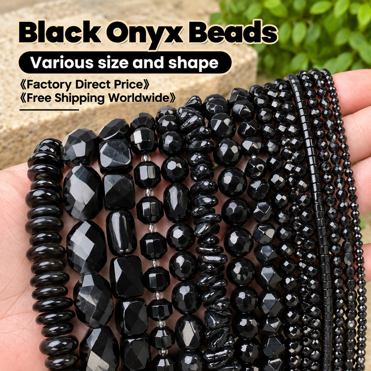 Black Onyx Beads