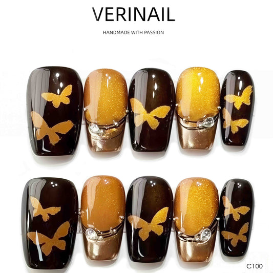 Press On Nails Ballerina- Short BS02