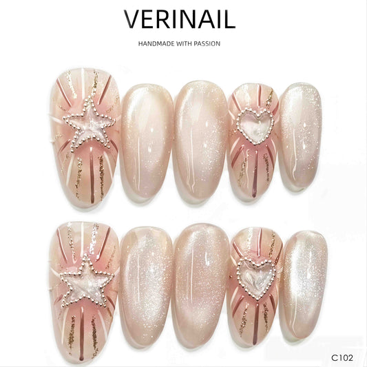 Press On Nails Oval-Long OL03