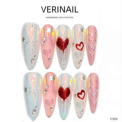 Press On Nails Almond-Long-AL05