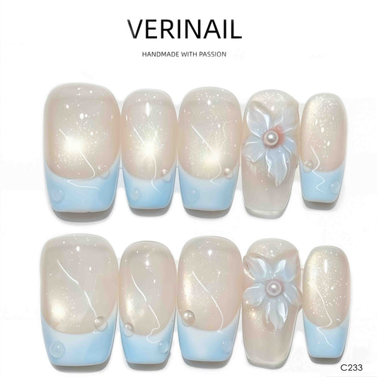 Press On Nails Ballerina- Short BS06