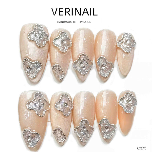 Press On Nails Almond-Medium-AM02
