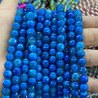 #2 Round Agate Beads 6mm/8mm/10mm