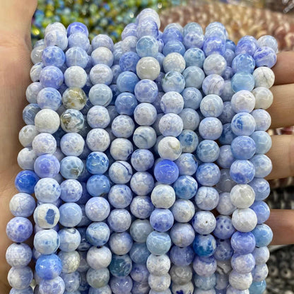 #2 Round Agate Beads 6mm/8mm/10mm
