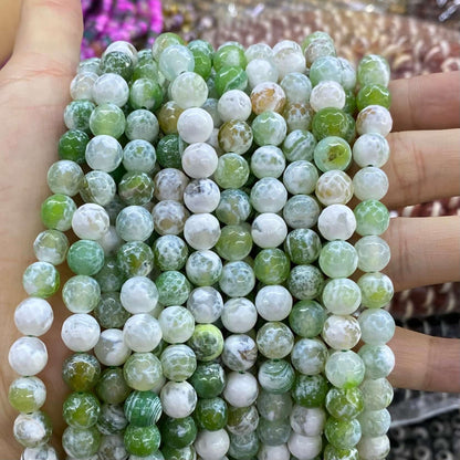 #2 Round Agate Beads 6mm/8mm/10mm