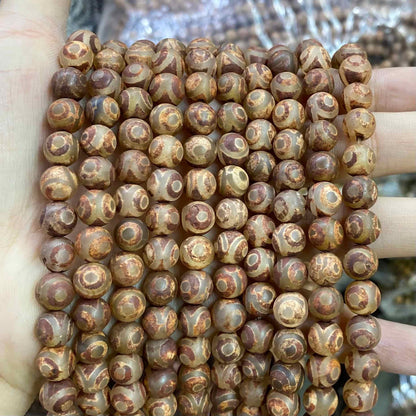 #2 Round Agate Beads 6mm/8mm/10mm