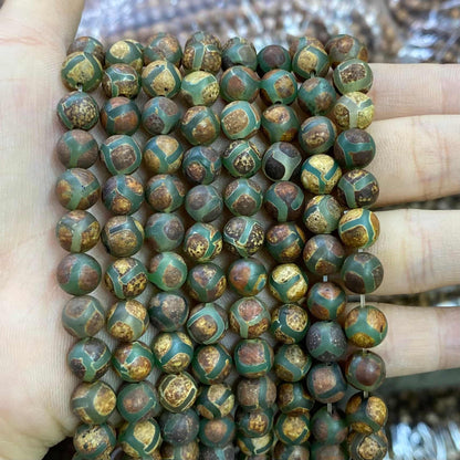 #2 Round Agate Beads 6mm/8mm/10mm