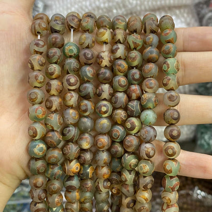 #2 Round Agate Beads 6mm/8mm/10mm