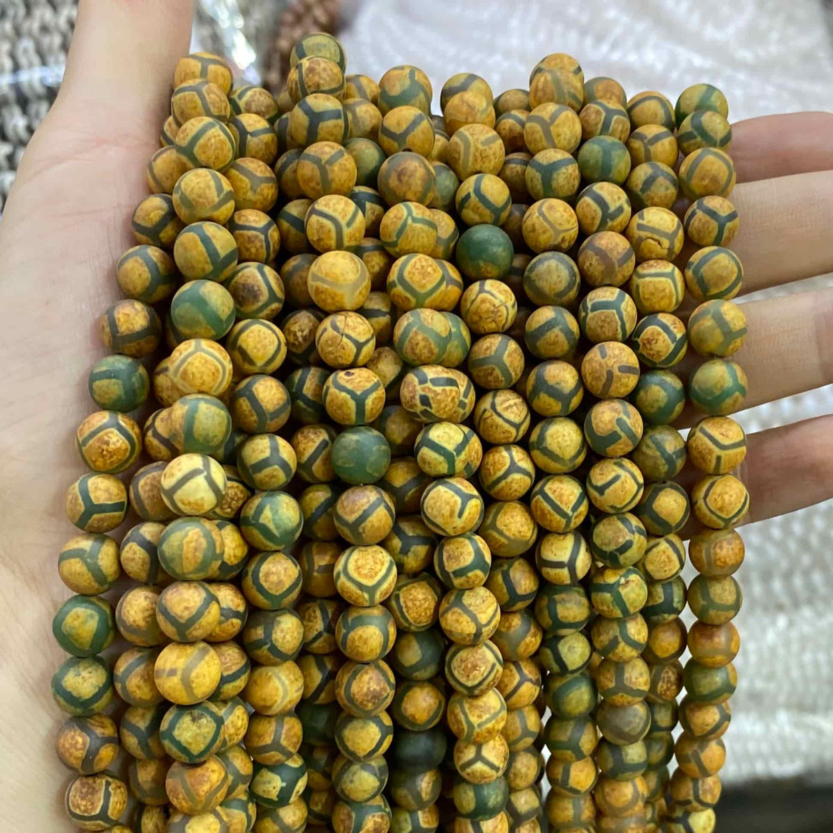 #2 Round Agate Beads 6mm/8mm/10mm