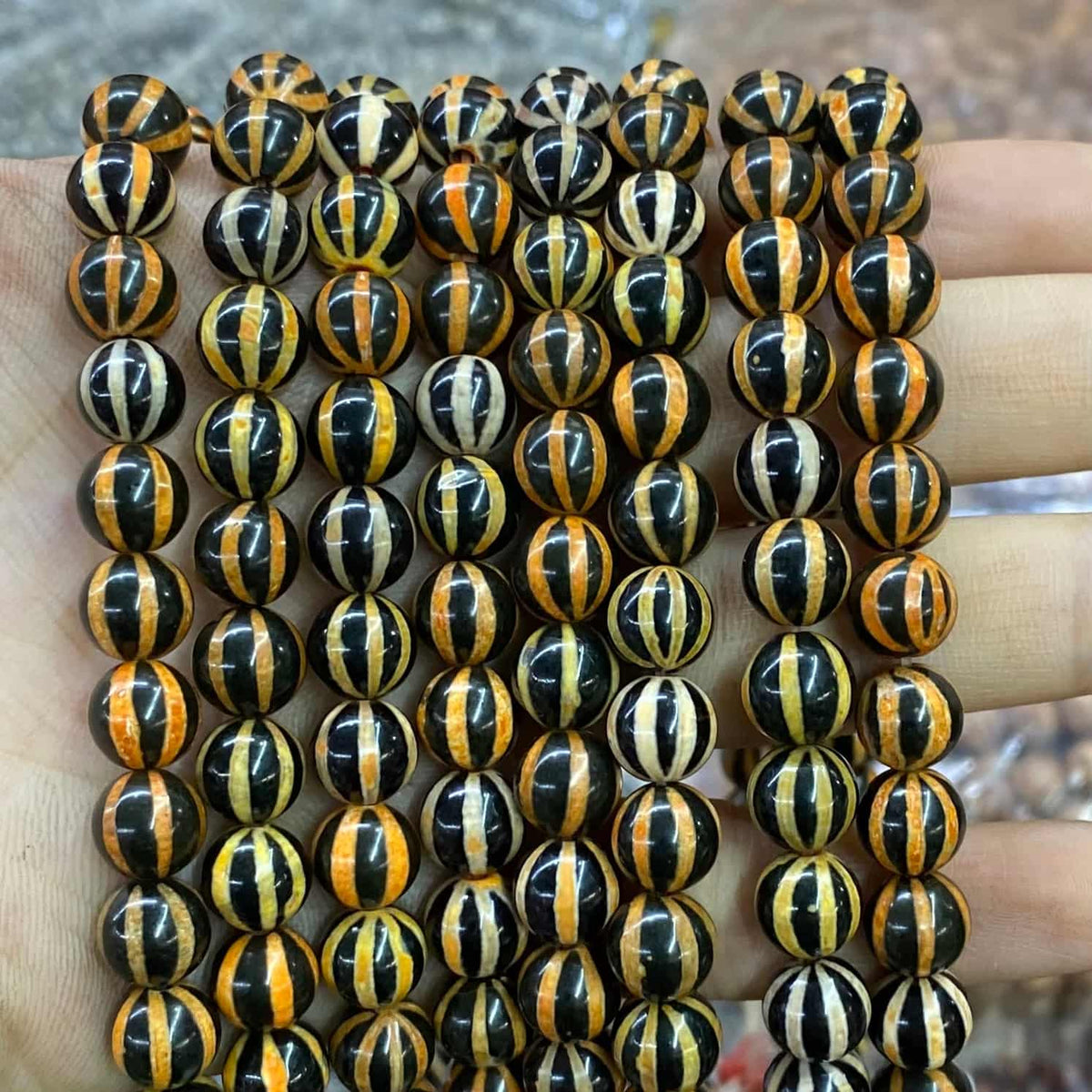 #2 Round Agate Beads 6mm/8mm/10mm