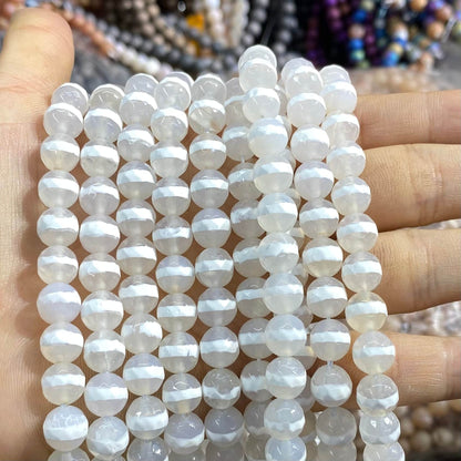 #2 Round Agate Beads 6mm/8mm/10mm