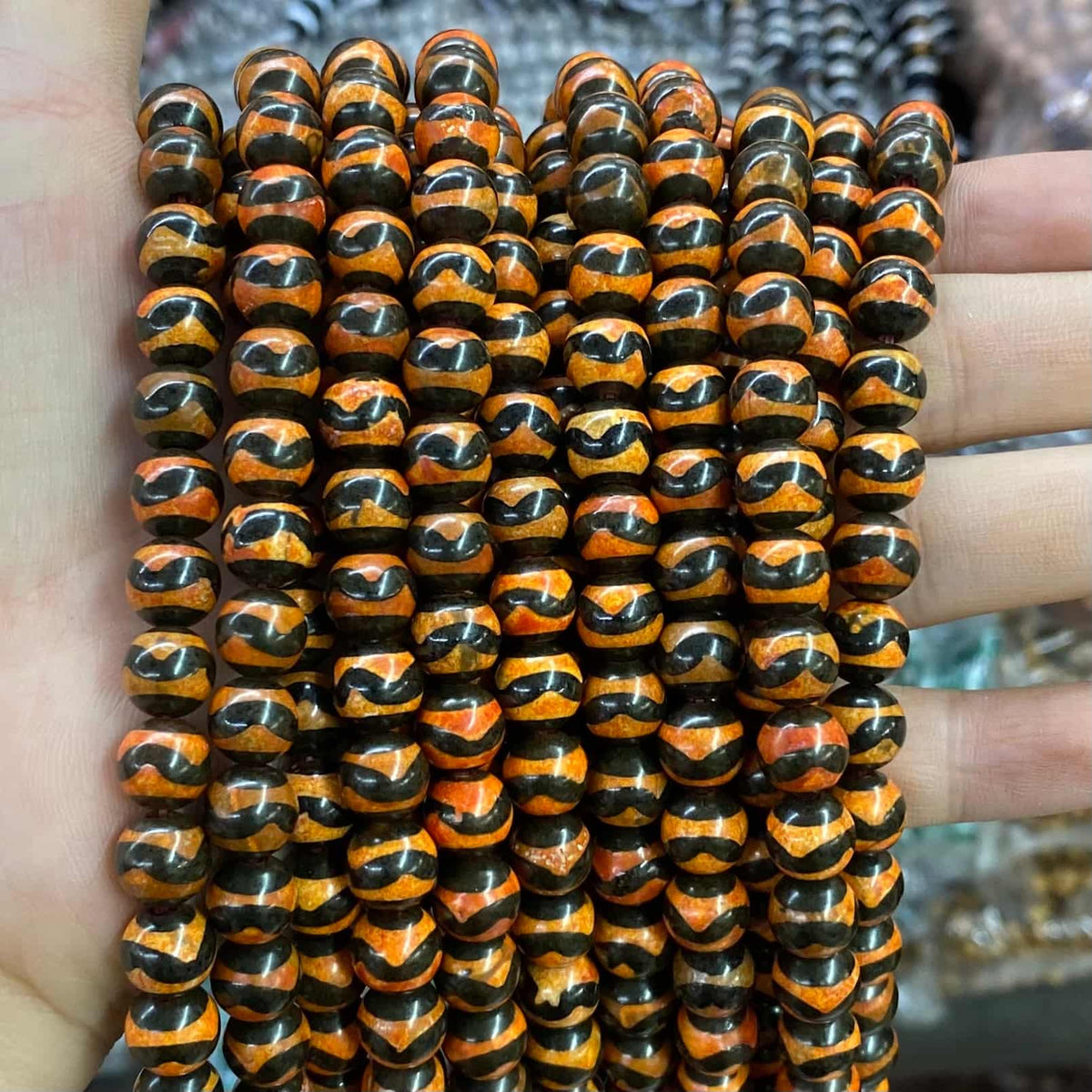 #2 Round Agate Beads 6mm/8mm/10mm