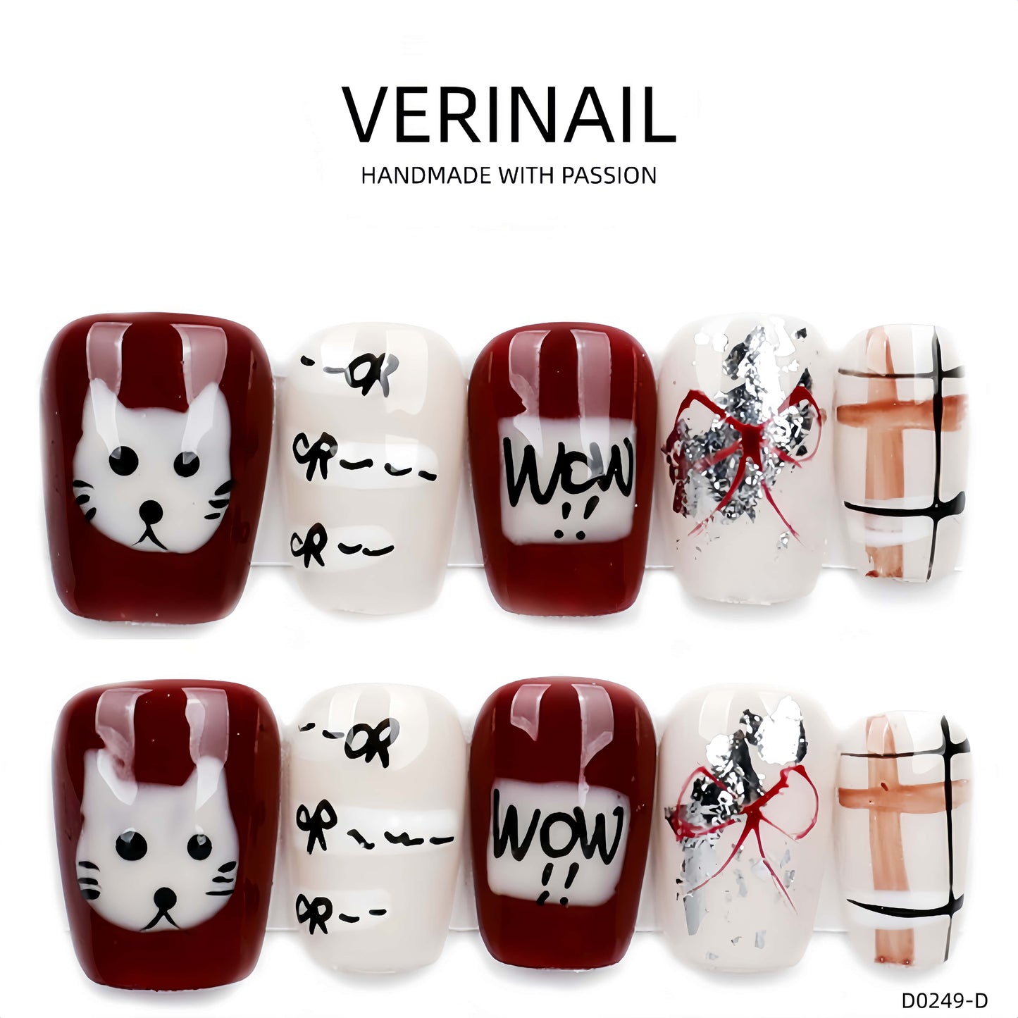 Press On Nails Color Rainbow RN02