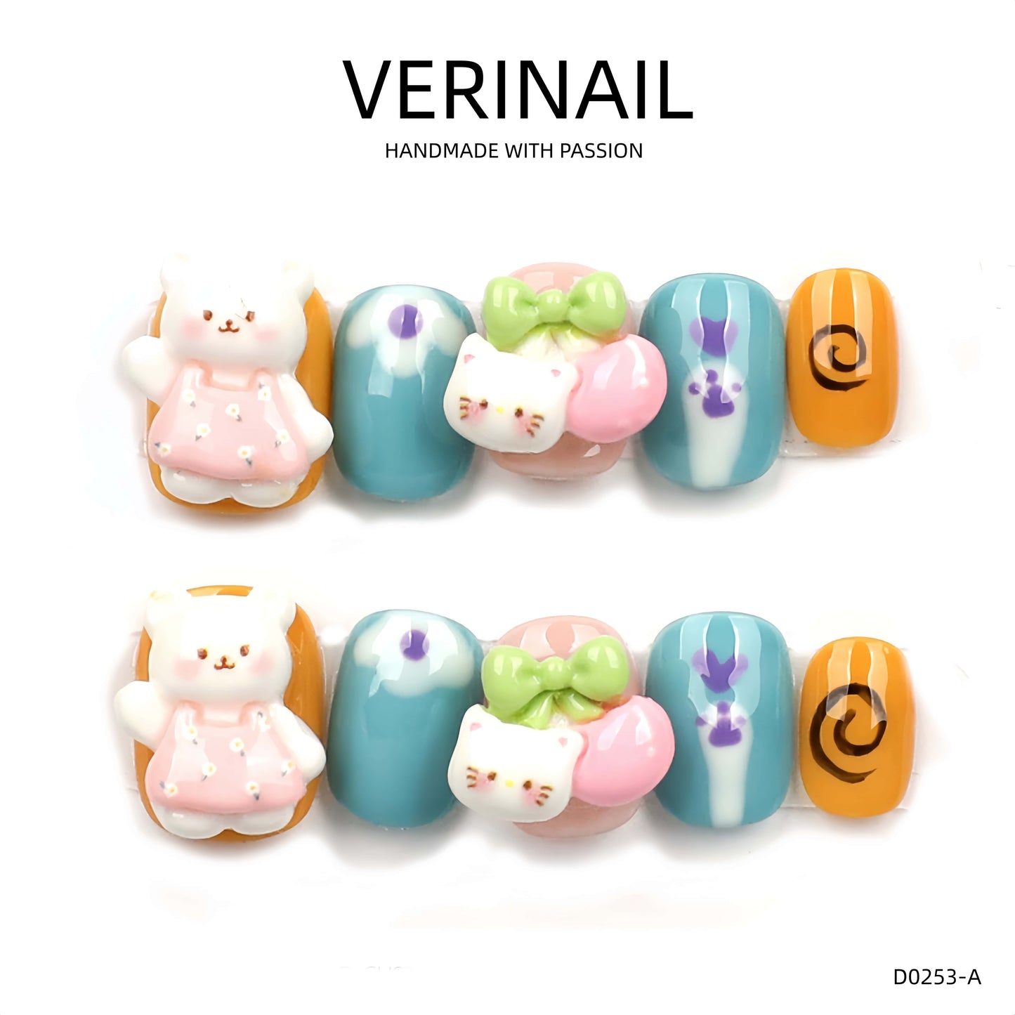 Press On Nails Oval-Short OS04