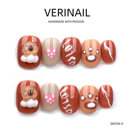 Press On Nails Oval-Short OS03