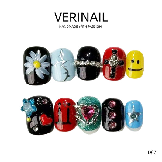 Press On Nails Style 3D TD06