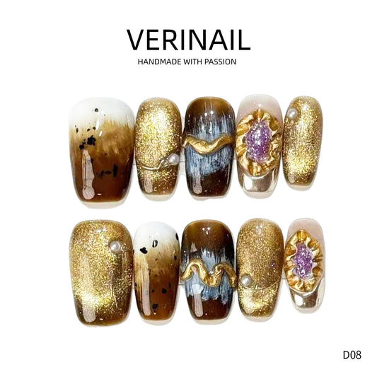 Press On Nails Ballerina- Short BS05