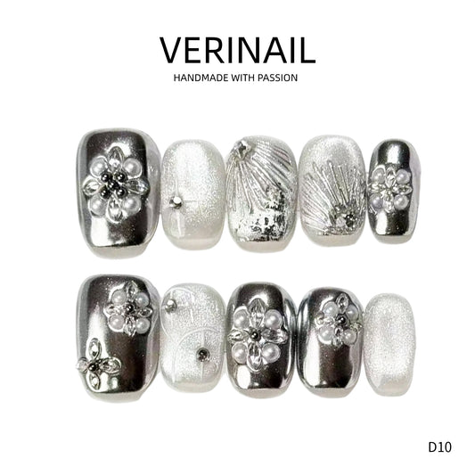Press On Nails Ballerina- Short BS01