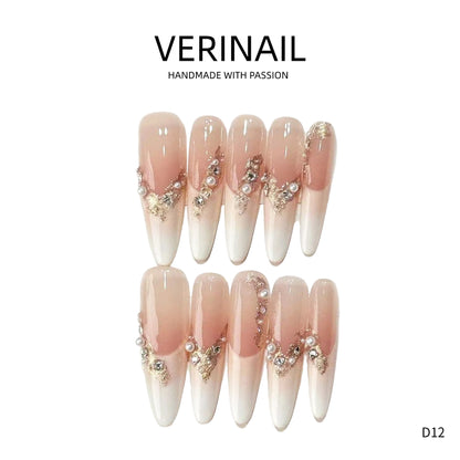 Press On Nails Almond-Long-AL01