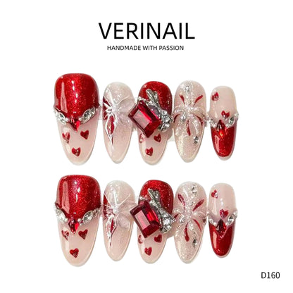 Press On Nails Almond-Long-AL01