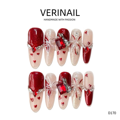 Press On Nails Almond-Long-AL01