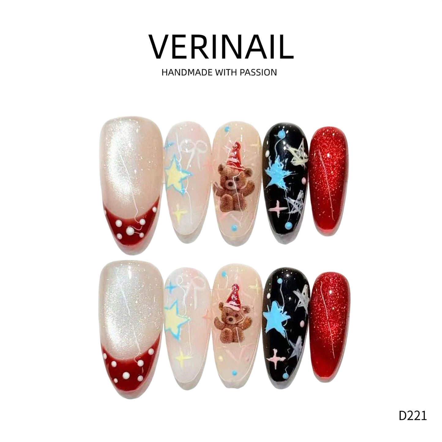 Press On Nails Almond-Long-AL01