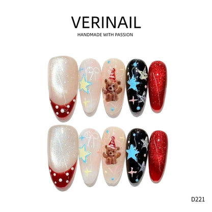 Press On Nails Almond-Long-AL01